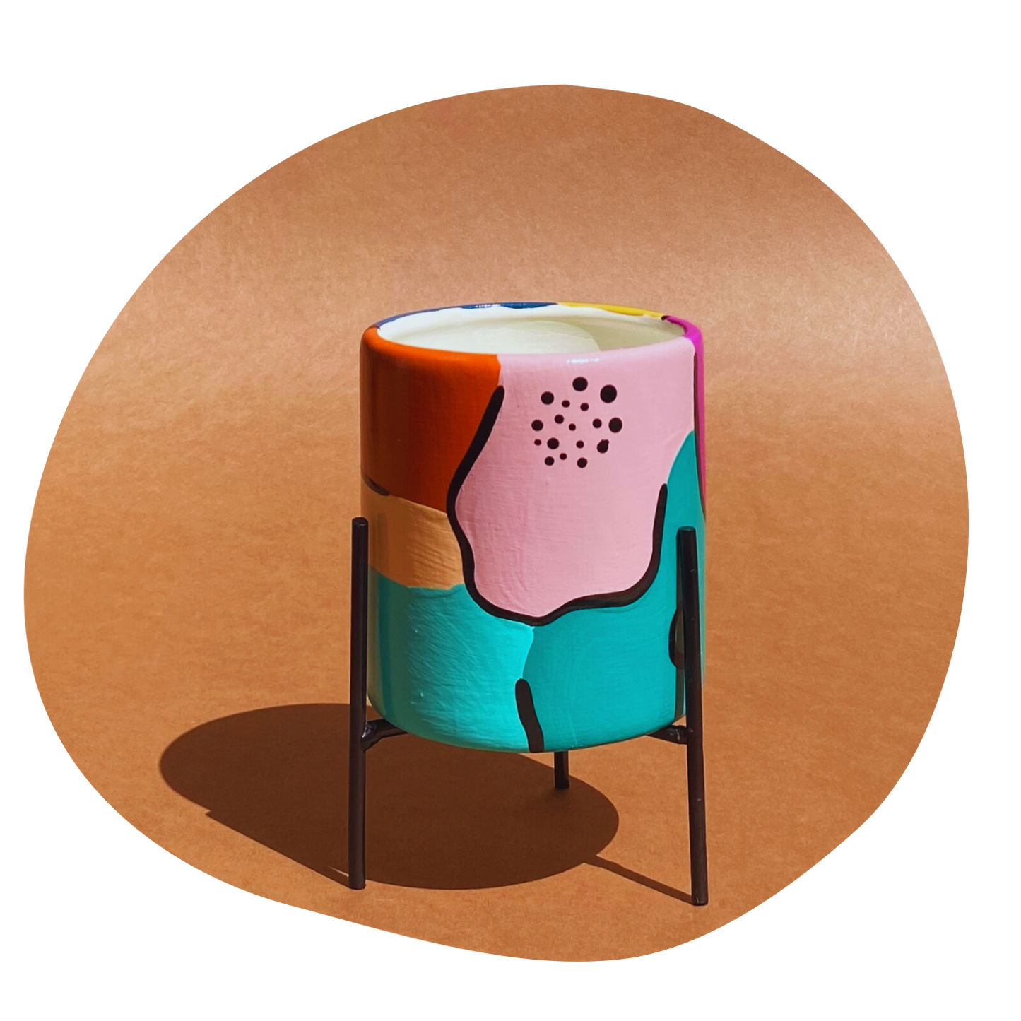 Small Cylinder W/ Stand