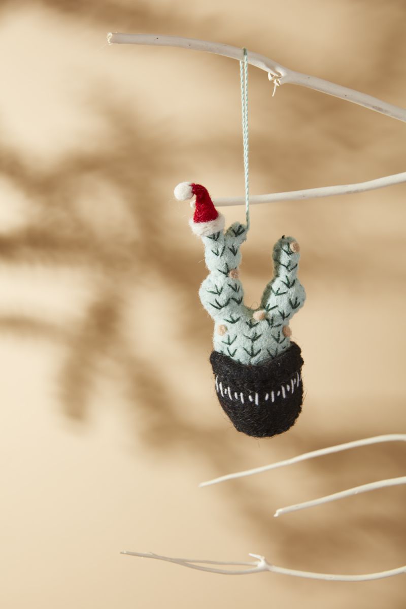 Hat Cactus ornament