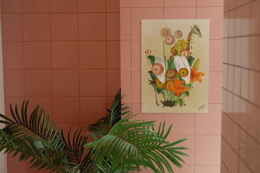 Where You Going Mr.Snail-Art Print