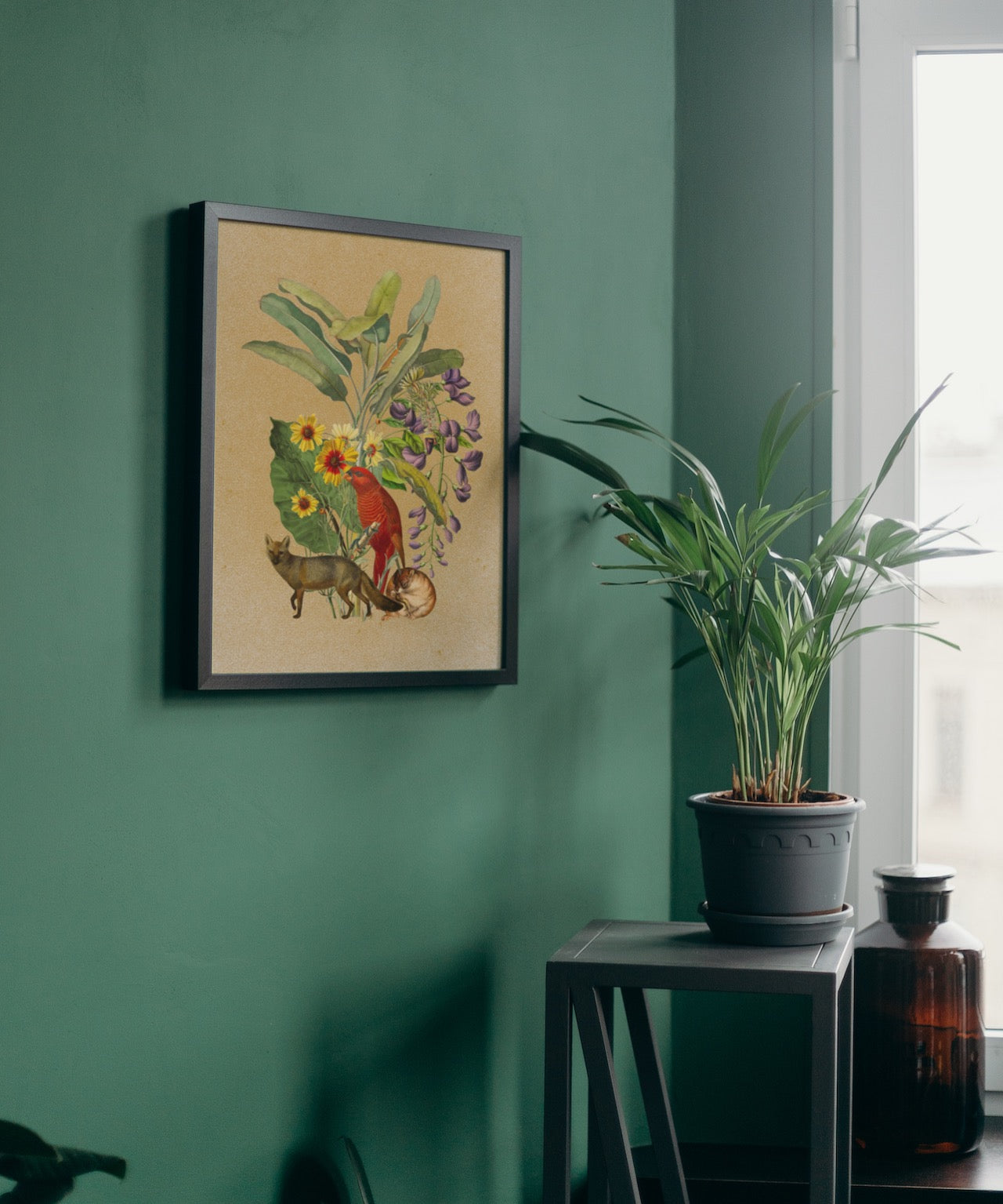 The Fox, The Parrot, & The Praire Dog - Art Print