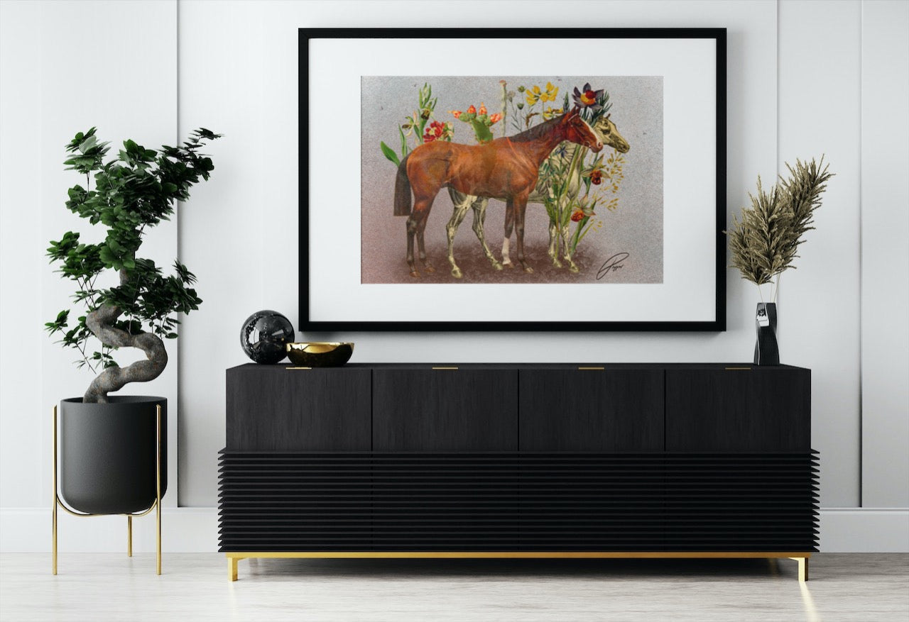 Gemini Horse - Art Print