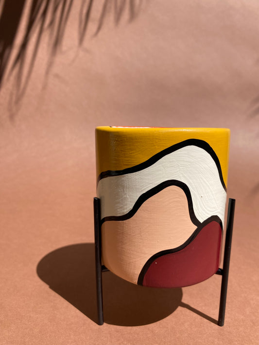 Large Cylinder W/ Stand